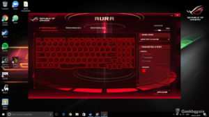 Asus ROG Strix - Aura clavier couleur uni