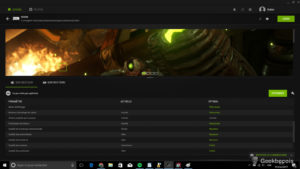 Optimisation de DOOM sur Nvidia Experience