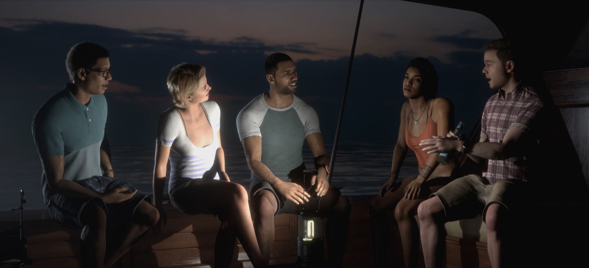 Les personnages de Man of Medan
